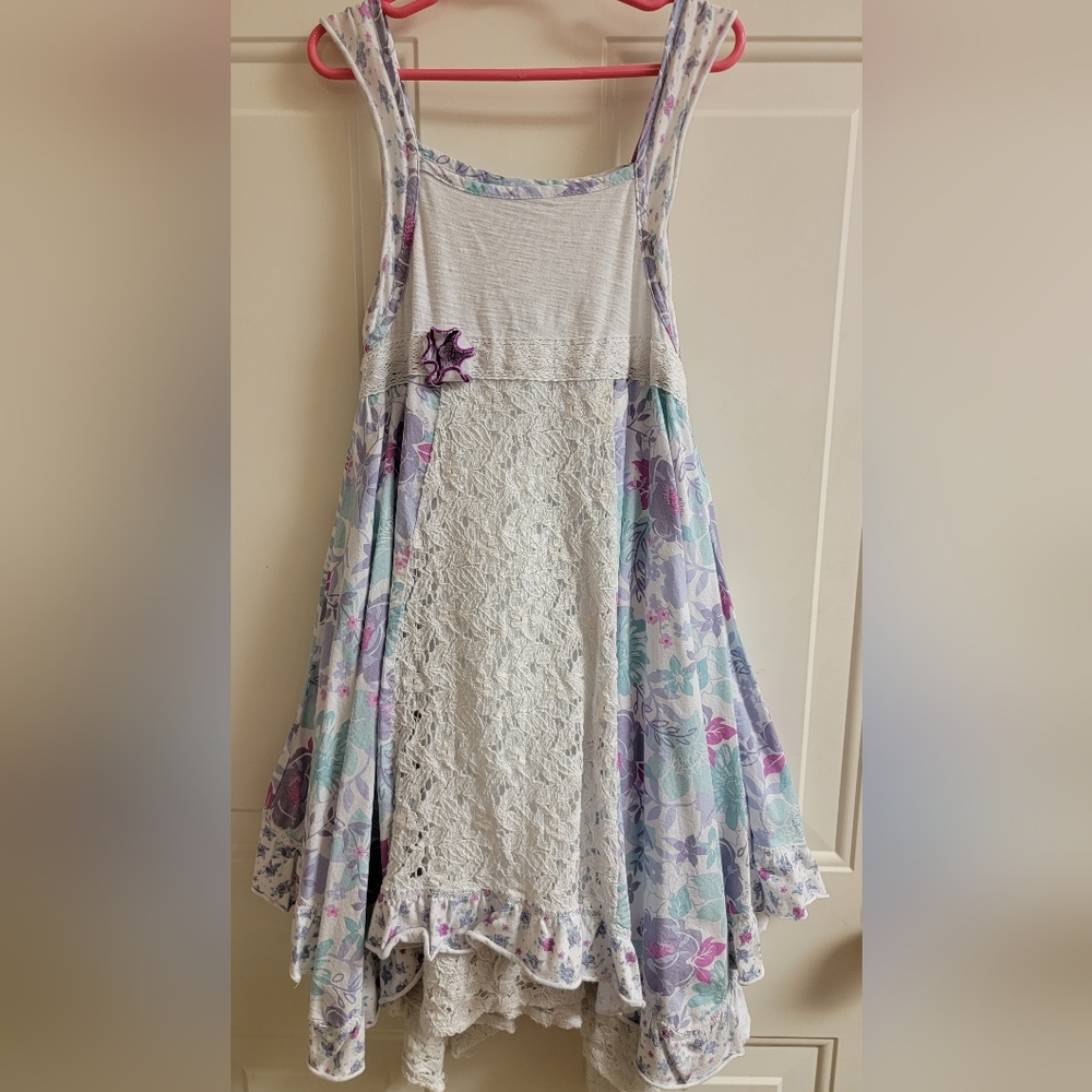 Naartjie Sleeveless Floral Lace Lawn Summer Dress 7